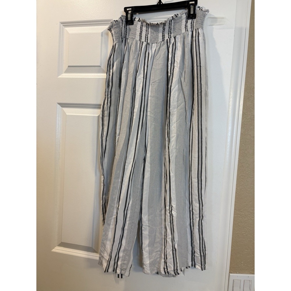 Japna Beachwear Cropped Wide Leg Pants, XL